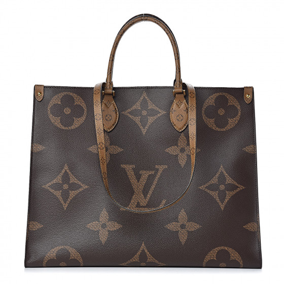 lv on the go reverse monogram