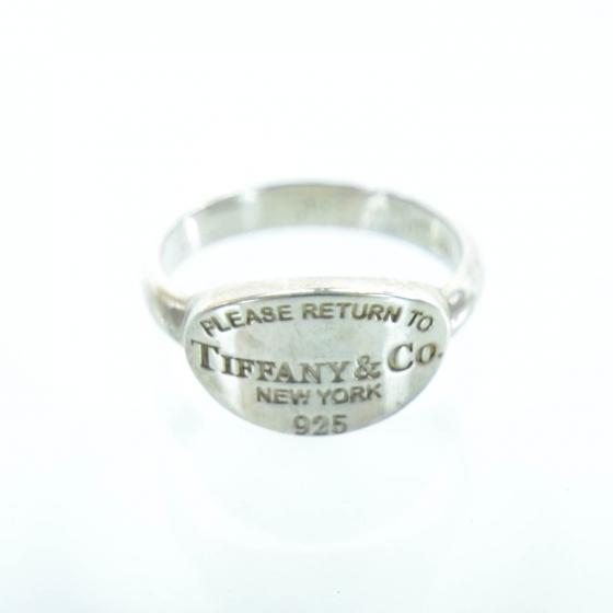 TIFFANY Sterling Silver Return to Tiffany Ring 28516