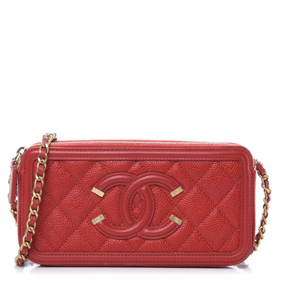 chanel filigree clutch