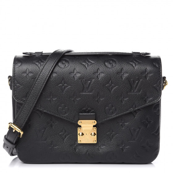 louis vuitton black empreinte pochette