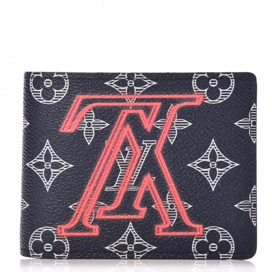 LOUIS VUITTON Monogram Upside Down Wallet M62891 Kim Jones Fall 2018 Mens