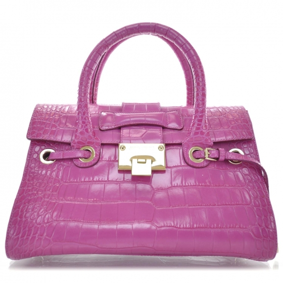 jimmy choo crocodile bag