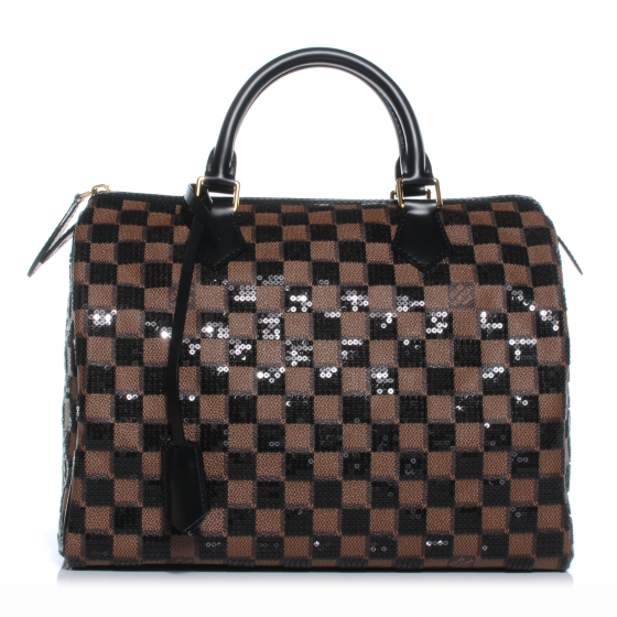 damier paillettes speedy 30