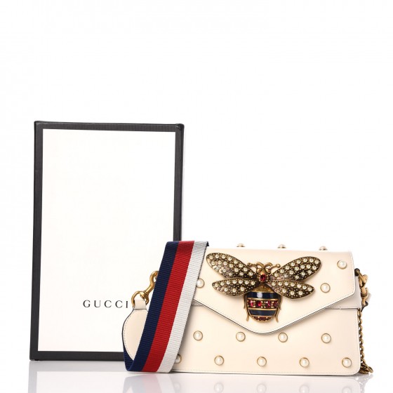 gucci pearl bee bag