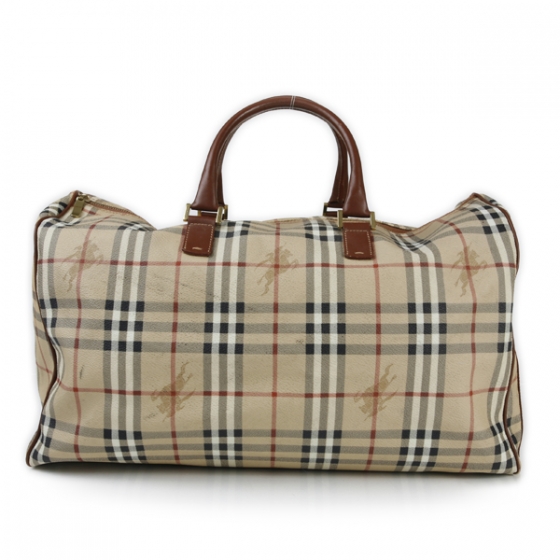 burberry haymarket duffle bag