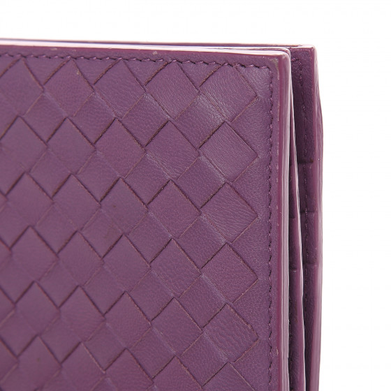 bottega veneta purple wallet