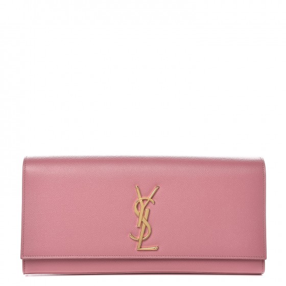 ysl pink clutch