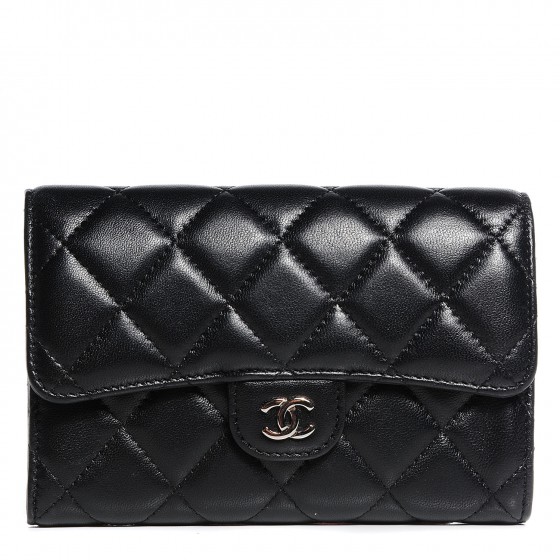 chanel classic small flap wallet lambskin