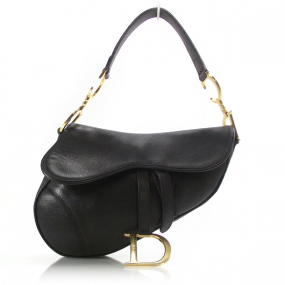 dior leather saddle bag