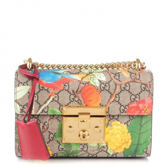 gucci small padlock gg supreme shoulder bag