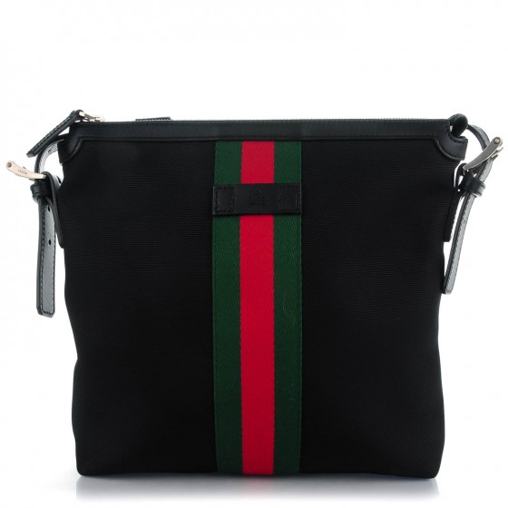 gucci techno canvas messenger bag