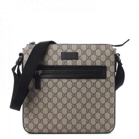 Gucci GG Supreme Web Flat Messenger Bag (SHF-MJH9wS) – LuxeDH