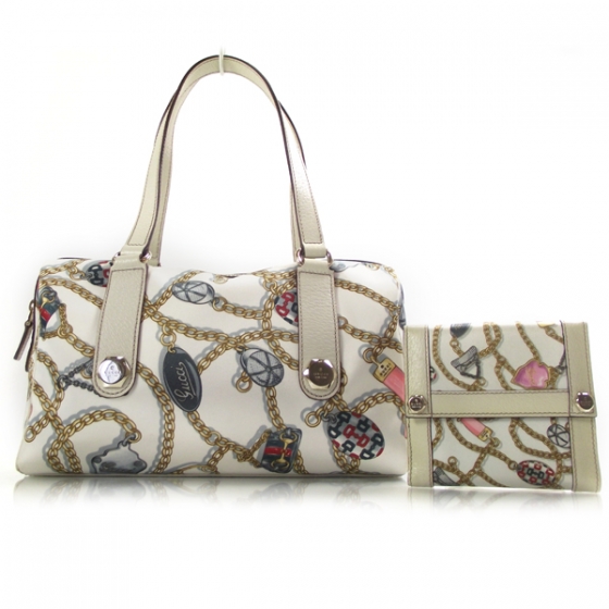 chain print bag