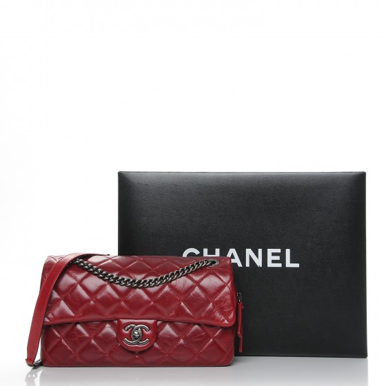 chanel duo color flap bag