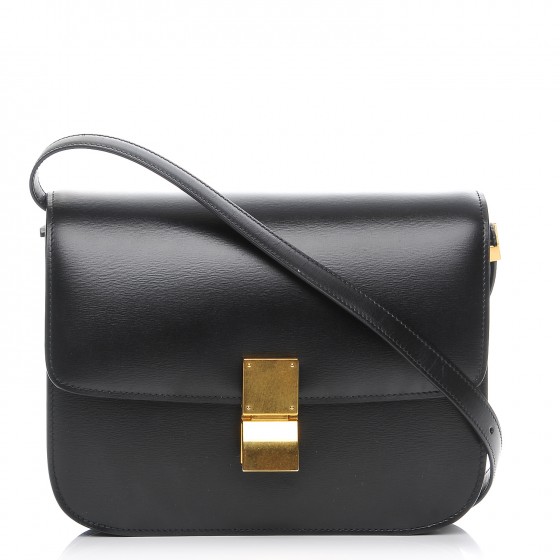 celine classic box medium black