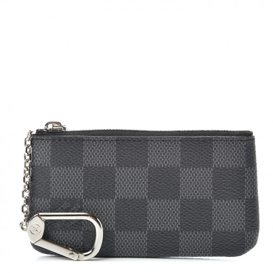 louis vuitton key pouch damier graphite