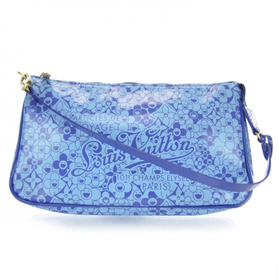 LOUIS VUITTON Cosmic Blossom Pochette Accessories Blue 33960