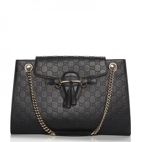 gucci emily guccissima chain shoulder bag