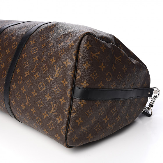 Louis Vuitton Keepall 50 Monogram Canvas Bandouliere Travel Bag  LV-0829N-0001