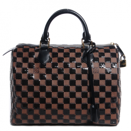 damier paillettes speedy 30