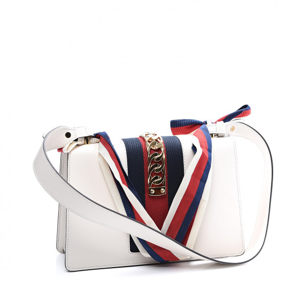 gucci sylvie small white