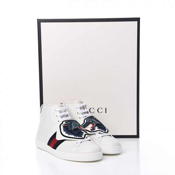 gucci ace wolf sneakers