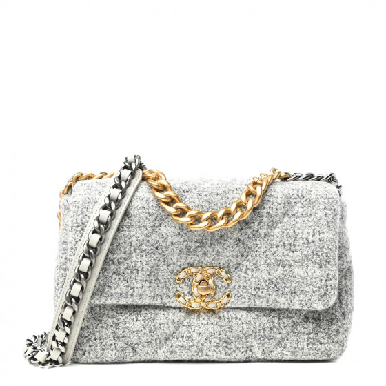 chanel tweed bag 19