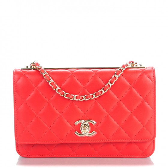 chanel trendy cc red