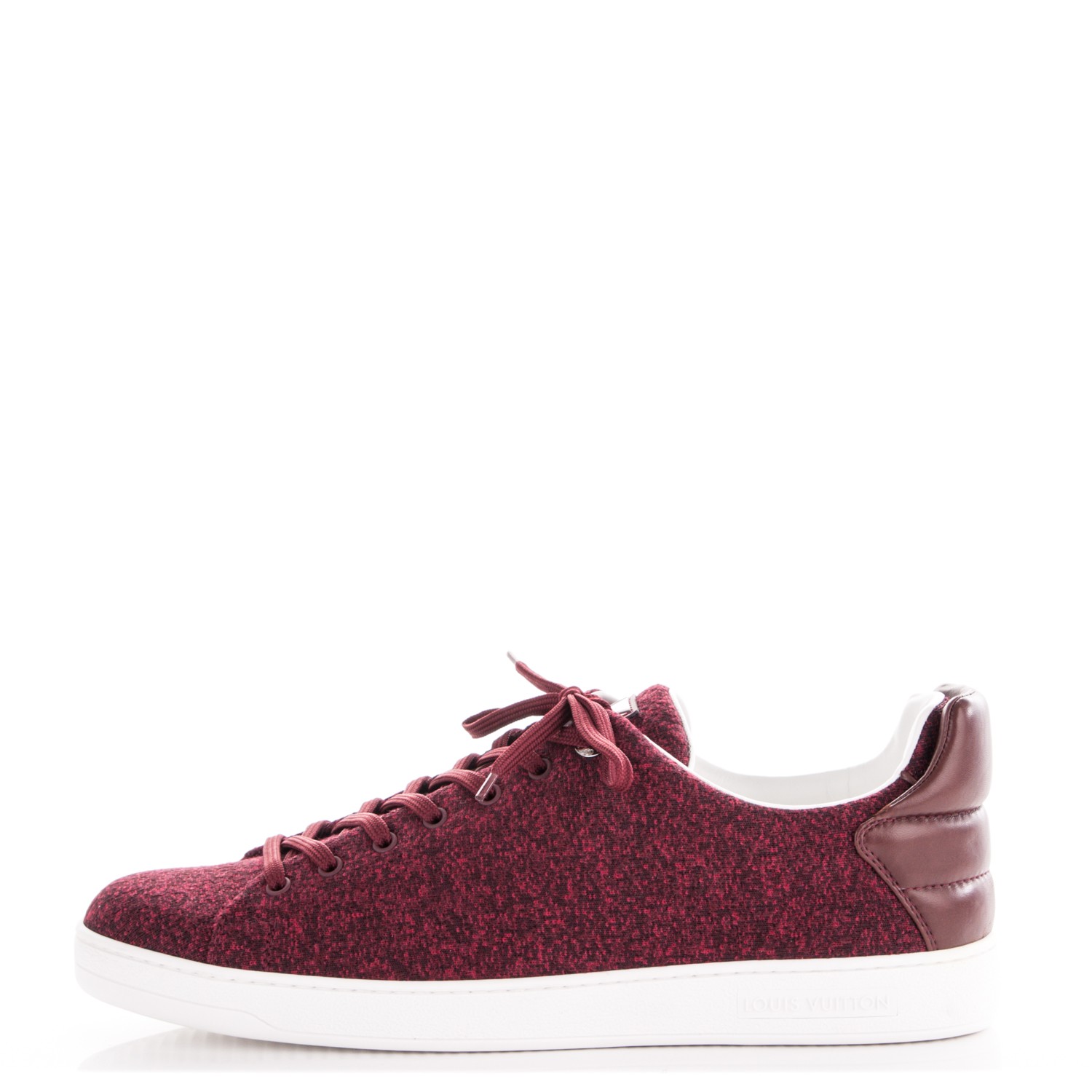 burgundy louis vuitton sneakers