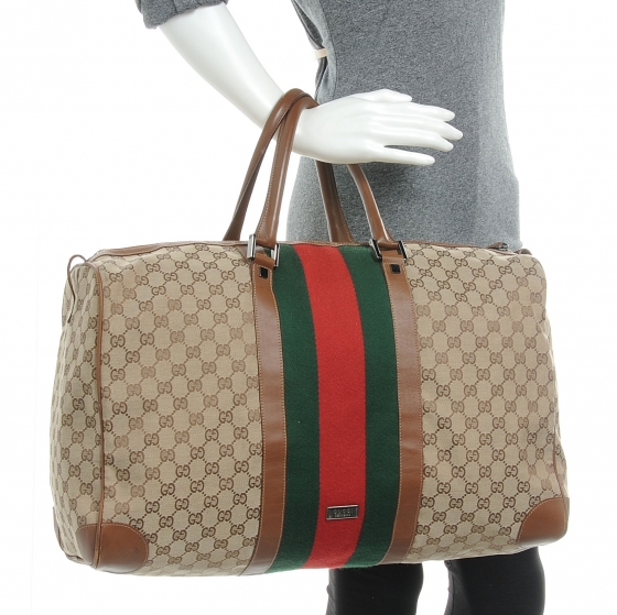 gucci red duffle bag