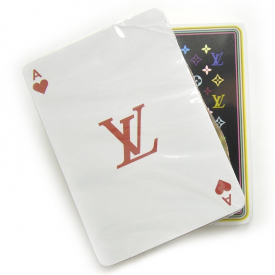 Louis Vuitton 70's Vintage Monogram Playing Card Gilt Edges Monogram Two  Sets