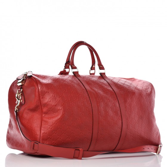 gucci red duffle bag