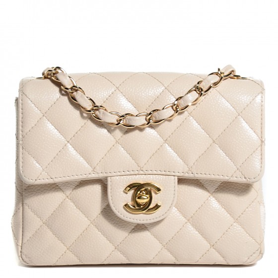 chanel 18s beige mini