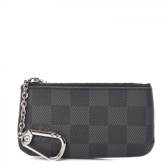 louis vuitton key pouch damier graphite