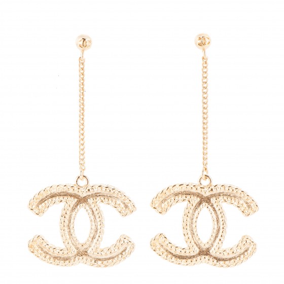 chanel earrings drop down