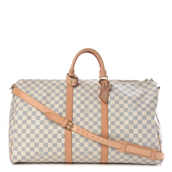 louis vuitton damier azur keepall