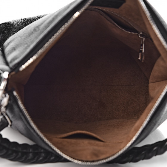 Louis Vuitton Babylone Chain BB Black Mahina Leather ref.803025
