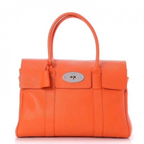 mulberry bayswater bag orange