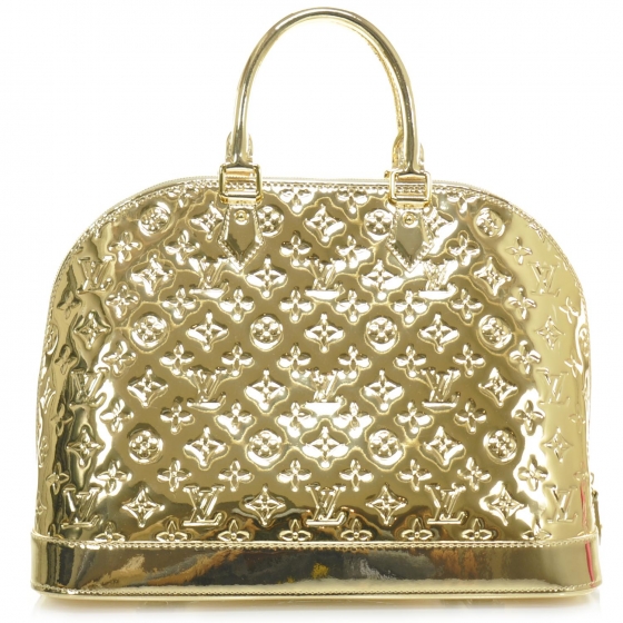 louis vuitton gold mirror bag