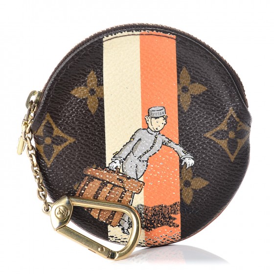 Louis Vuitton Mini Lin Monogram Conte de Fees Coin Round Butterfly Porte 862730