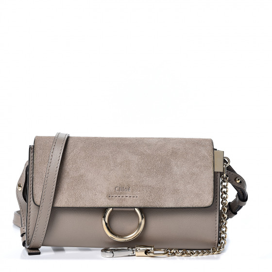 chloe suede faye bag