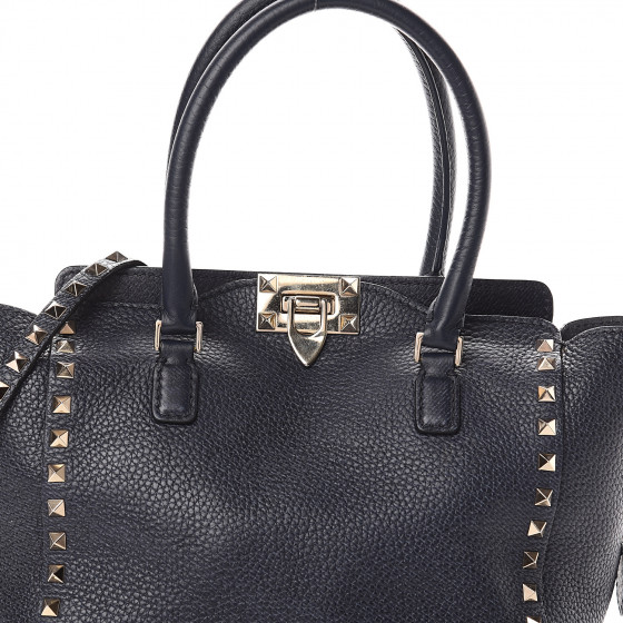 valentino rockstud vitello tote bag