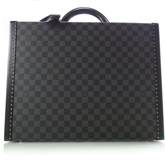 LOUIS VUITTON Damier Graphite President Classeur Briefcase 17542