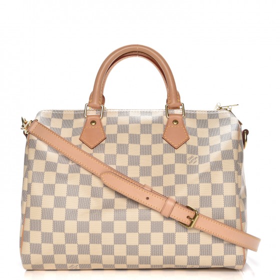 speedy bandouliere damier azur