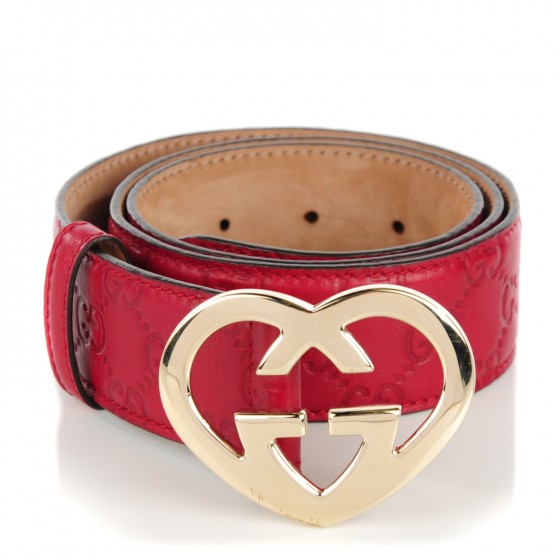 heart gucci belt