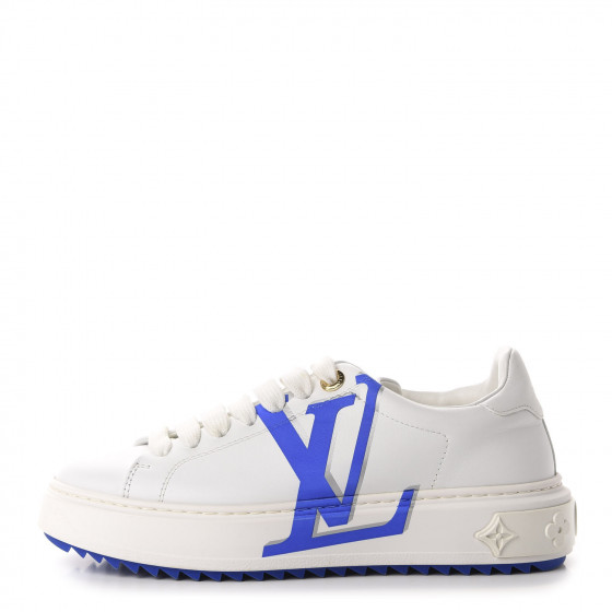 Louis Vuitton White Leather Time Out Trainers - US 10 For Sale at 1stDibs  louis  vuitton time out trainers, lv trainer leather low, louis vuitton shoes women