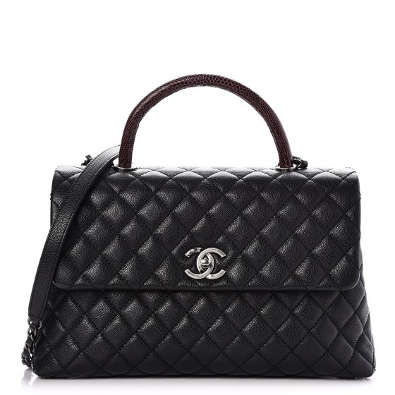 chanel coco lizard handle price