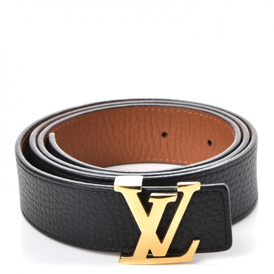 LOUIS VUITTON Monogram 30mm LV Initiales Reversible Belt 85 34 Coquelicot |  FASHIONPHILE