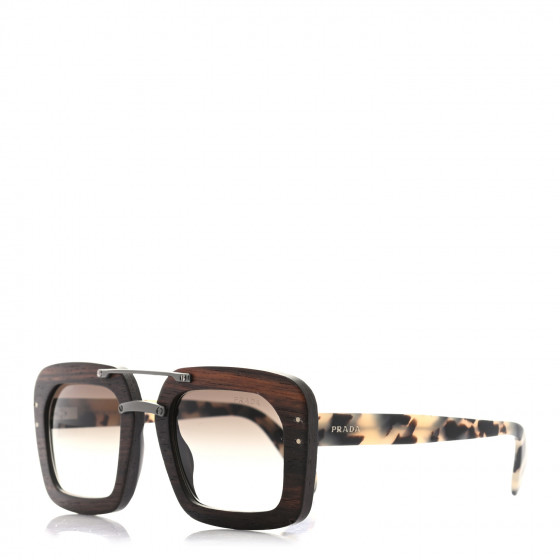 prada wood sunglasses