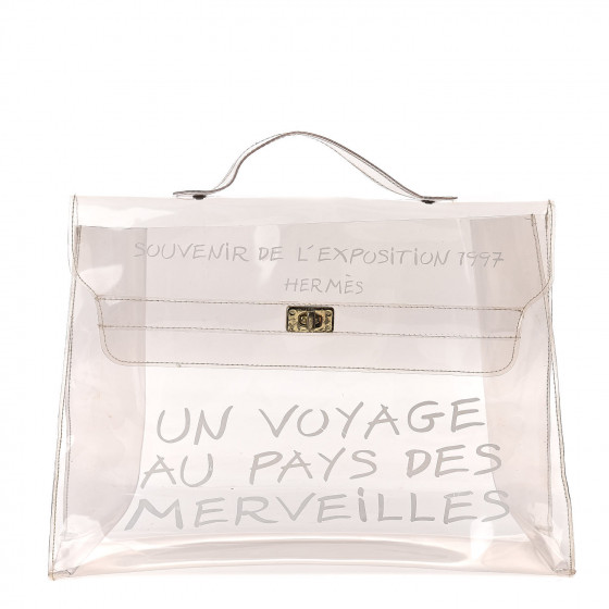 hermes vinyl bag